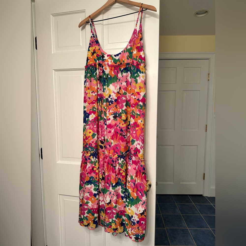 Tuckernuck Meade Multicolored Midi Dress NWT